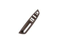 HBGURM Pour X5 X6 E70 E71 E72 2007-2013 1PCS ABS Poignée porte intérieure voiture avec revêtement extérieur en cuir Ensemble de poignée intérieure (1PCS LHD Brown)