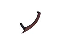 HBGURM Pour X5 X6 E70 E71 E72 2007-2013 1PCS ABS Poignée porte intérieure voiture avec revêtement extérieur en cuir Ensemble de poignée intérieure (1PCS L Brown)