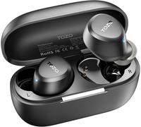 HBGV-A1 Écouteurs Bluetooth sans Fil, Ecoutuers Bluetooth 5.3 Légers, IPX5 Casque Bluetooth sans Fil USB-C avec Son Haute Fidélité, Etui de Chargement, Contrôle Tactile Noir