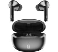 HBGV-cellularline Flick Écouteurs Casque stéréo TWS HiFi Bluetooth 5.0 sans Fil avec Boîtier de Charge - Autonomie Totale de 20 Heures - Recharge 2 Heures - Portée 10 MT - Noir