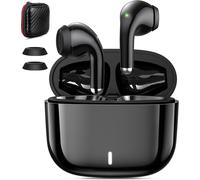 HBGV-Ecouteurs Bluetooth sans Fil pour iPhone 16e 16 15 Pro Max,Casque Bluetooth 5.3 50 Heures Contrôle Tactile HiFi Stéréo Écouteurs USB C Casque USB-C Charge Rapide pour Samsung S25 A16 A15 A56 Pix