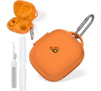HBGV-Étui de protection pour écouteurs Bluetooth sans fil Beats Powerbeats Pro 2, coque en silicone souple, étanche, livré avec boucle Runway, comprend un stylo de nettoyage qui nettoie la boîte des