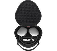 HBGV-Étui Rigide et Portable pour Apple airpods Max écouteurs Intra - Auriculaires sans Fil, Nouveau airpods Max Bluetooth Casque Voyage Housse de Protection Casque Housse de Rangement, Noir