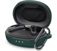 HBGV-Housse en Silicone pour Écouteurs Bluetooth pour Anker Soundcore Life P2 Mini Coque, Antichoc, Housse de Transport Compatible Anker Soundcore Life P2 Mini Écouteur Bluetooth.Vert Foncé