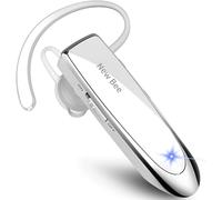 HBGV-New Bee Oreillette Bluetooth V5.0 Main Libre avec Technologie de Capture de Voix Claire - Kit Invisible pour iPhone, Samsung, Huawei, Sony et Plus