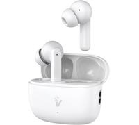 HBGV-VulTech Pop EP-40WH Écouteurs Intra-Auriculaires sans Fil Bluetooth 5.3, USB-C, ANC Annulation Active du Bruit, Commandes tactiles IPX5, Microphone pour Smartphone Samsung, iPhone, Xiaomi, Huawe