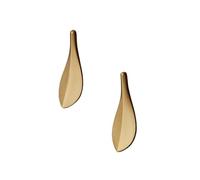 HBJzxlOK 1 bouton de meuble en laiton massif de style nordique, en forme de feuille d'or, 32 mm, pour porte d'armoire, poignées de meuble(2PCS)