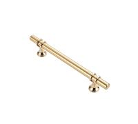 HBJzxlOK Poignées d'armoire ergonomiques en alliage de zinc, finition dorée, noires, pour cuisine et meubles de garde-robe(Gold-18cm)