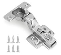 HBL' Lot de 10 charnières de placard de cuisine à fermeture douce, 35 mm, encart à 110 degrés pour porte de placard, portes de cuisine, armoire et armoire, design à clipser pour une installation