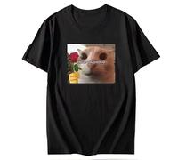 HBNfrd888 I Love You Pookie Cat Unisex T Shirt Black S