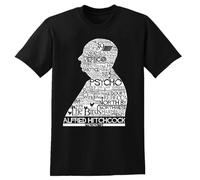 HBNxdrf689 Alfred Hitchcock T-Shirt Black 3XL