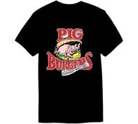 HBNxdrf689 Better-Off-Dead-T-Shirt-Pig-Burgers-80s-Comedy Black L