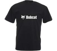 HBNxdrf689 Bobcat T-Shirt Skid Steer Various Black M