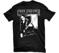 HBNxdrf689 Chuck SCHULDINER Tribute T Shirt Relapse Records Black M