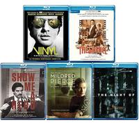 HBO Miniseries & Limited Series 5-Pack Collection [Blu-ray] Vinyl / The Deuce / Show Me a Hero / Mildred Pierce / The Night Of [Spanish Artwork]