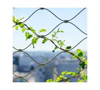 HBOOMOEM 304 Filet De Corde En Acier Inoxydable，Filet En CâBle MéTallique，Convient Pour Les Filets De ClôTure, Les Balustrades De Balcon, Les Filets D'Escalade.(20*2.5m/65.6*8.2ft)