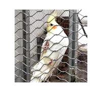 HBOOMOEM 304 Inox Cable Acier Filet Inoxydable，Grille MéTallique Maille Toile Inox Flexible，Convient Aux ClôTures De Cages De Zoo, Aux Balcons Et Aux ClôTures D'Escalier.(4*0.7m/13.1*2.2ft)