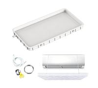 HBOOMOEM Bac Recuperation Eau Climatiseur, Bac Condensat Clim, Convient Aux UnitéS IntéRieures Comme ExtéRieures ; Polyvalent, Il ProtèGe Les Sols et Les Murs.(4m,80 * 32.5CM/31.5 * 12.8in)
