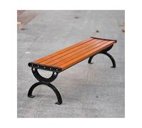 HBOOMOEM Banc de Jardin Exterieur, Banc Fer Forgé ExtéRieur, Doté d'un Cadre en Aluminium Moulé ; Convient Aux Porches, Aux Parcs et à Divers Espaces ExtéRieurs.(A Standard,150cm)