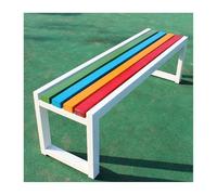 HBOOMOEM Banc de Jardin Fer Forgé, Banquette de Jardin Exterieur, Facile à Installer, Convient Aux Porches, Patios, Jardins, Pelouses, Balcons et ArrièRe-Cours.(White,100 * 40 * 45CM)