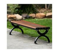 HBOOMOEM Banc Jardin Exterieur, Banquette de Jardin Exterieur, RéSistant Aux IntempéRies et éTanche, Adapté Aux Cours, Aux Porches, Aux Abords de Piscine et Aux Parcs.(A Upgraded,150cm)