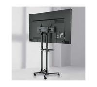 HBOOMOEM Chariot TV Mobile Universel，Pied TV A roulettes，Support TV Roulette avec Support Cantilever，Convient Aux Habitations, éColes, HôPitaux Et Locaux Commerciaux.(E 32-70in)