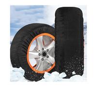 HBOOMOEM Chaussettes Voiture Neige，Chaussettes Neige，Installation Rapide Et Facile, Construction Robuste Et Durable, Convient Aux Voitures, Camionnettes Et SUV.(245/70R17.5)