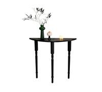 HBOOMOEM Console Ronde Moderne Demi-Lune，Table Console Demi-Lune，avec Ses Coins Arrondis Et Ses Pieds Robustes, Il Convient Aussi Bien Aux Couloirs Qu'Aux Salons.(60 * 25 * 80CM)