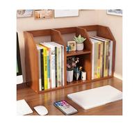 HBOOMOEM Etagere De Bureau，éTagèRe à Poser sur Bureau，Il Peut Servir à Ranger des Fournitures De Bureau, des Articles De PremièRe NéCessité, des éPices, des Tasses, Etc.(Teak)
