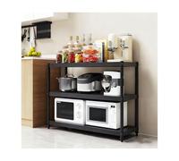 HBOOMOEM Etagere Industrielle，Four Micro Onde，Meubles De Cuisine，Il Peut Servir à Ranger des Ustensiles De Cuisine, des Fours à Micro-Ondes, des Cuiseurs à Riz, Etc.(90cm,30 * 45CM)