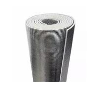 HBOOMOEM Feuille Aluminisé Double Face,GéNéRale Rouleau Isoler Thermiquement,Radiateur BarrièRe Thermique AluminiséE Film,Convient Aux Murs, Plafonds, Camions, Garages.(100CM/39.4IN,2CM/0.79IN)