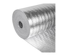 HBOOMOEM Feuille Aluminisé Double Face,Rouleau Isolant Thermique En Aluminium,Peut êTre Coupé à N'Importe Quelle Longueur, Convient Aux Murs, Aux Toits Et Aux Garages.(800CM/315IN,0.5CM/0.2IN)