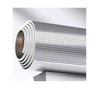HBOOMOEM Film D'Isolation Thermique En Feuille，Reflecteur De Chaleur Pour Radiateur Isolant，Films En Aluminium Pour Murs, Sols, Toits, Maisons Pour Animaux Et Garages.(500CM/196.9IN,2CM/0.79IN)