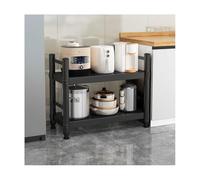 HBOOMOEM Meuble Cuisine，Meuble Micro Ondes Cuisine Rangement，Etagere Industrielle，éTagèRes Extensibles, IdéAles pour La Cuisine, La Salle De Bain Et La Chambre.(90 * 25 * 60CM)