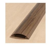 HBOOMOEM Passe Cable，Cache Cable Sol，RevêTements de CâBles Au Sol，il Convient pour Une Utilisation sur Les Bureaux, Les Murs, Les plinthes, Les sols et Bien Plus Encore.(Oak Grain,No. 4-1m)