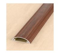 HBOOMOEM Passe Cable，Cache Cable Sol，RevêTements de CâBles Au Sol，il Convient pour Une Utilisation sur Les Bureaux, Les Murs, Les plinthes, Les sols et Bien Plus Encore.(Mahogany Grain,No. 5-1m)