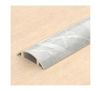 HBOOMOEM Passe Cable，Cache Cable Sol，RevêTements de CâBles Au Sol，il Convient pour Une Utilisation sur Les Bureaux, Les Murs, Les plinthes, Les sols et Bien Plus Encore.(Marble Grain,No. 4-3m)