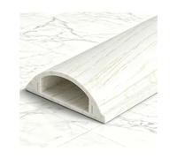 HBOOMOEM Passe Cable, Self-Adhesive Cable Duct, Ce Dispositif de Gestion et de Protection des CâBles Est Adapté à Une Utilisation Aussi Bien Au Sol Que sur Les Murs.(White Wood Grain,No. 4-5m)