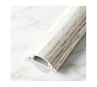 HBOOMOEM Passe Cable Sol, Goulotte Passe Cable Sol,Prévient Les Risques de trébuchement ; Convient aux environnements de Bureau, domestiques et extérieurs.(White Wood Grain,No. 3-5m)
