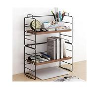 HBOOMOEM Petite Etagere A Poser，Desk Shelf，Il Peut Servir à Ranger des Fournitures De Bureau, des Articles De PremièRe NéCessité, des éPices, des Tasses, Etc.(D,Double Layer 37 * 16.5 * 46CM)