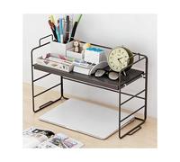 HBOOMOEM Petite Etagere A Poser，Desk Shelf，Il Peut Servir à Ranger des Fournitures De Bureau, des Articles De PremièRe NéCessité, des éPices, des Tasses, Etc.(C,Single Layer 37 * 16.5 * 24CM)