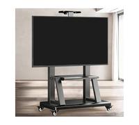 HBOOMOEM Pied Meuble Universel Mobile pour TéLéVision，Support TV Roulette avec Support Cantilever，Convient Aux Salons, Bureaux, Espaces ExtéRieurs Et Autres Lieux.(A 50-120in)