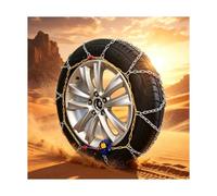 HBOOMOEM Snow Chains for Cars, ChaîNes pour Voitures, Universel, Portable | AdhéRence Exceptionnelle, Installation en Un Seul Geste et Structure Robuste et Durable(225/75 R16)