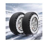 HBOOMOEM Snow Socks for Tires, Tire Chains for Cars, Résistant à l'usure | Conception à Couverture IntéGrale, Excellente AdhéRence et Installation Rapide et Facile(225/75R16)