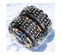 HBOOMOEM Sonw Chain, ChaîNes pour Pneus, Conception à Couvrance | AntidéRapant, Excellente AdhéRence par Tous Les Temps et Installation Rapide(225/75R16)