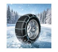 HBOOMOEM Sonw Chain, ChaîNes pour Pneus, TorsadéE EntièRement FerméE | RéUtilisable, Convient Aux Voitures, Pick Ups, Camions et Suv(205/75 R14)