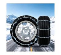 HBOOMOEM Tire Chains, ChaîNes pour Voitures, TrèS RéSistant à L'Usure | Fabriqué en Acier Allié, S'Installe Sans Cric(P205/75R14)