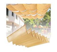 HBOOMOEM Voile D'Ombrage De Vague ，U Couverture D'Ombre Voile De Vague，Comprend Un Kit D'Installation ; Convient Aux VéRandas ExtéRieures, Aux Patios Et Aux Jardins.(W:1.8m/5.9ft*L:3m/9.7ft)