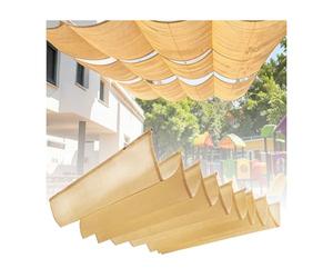 HBOOMOEM Voile D'Ombrage De Vague ，U Couverture D'Ombre Voile De Vague，Comprend Un Kit D'Installation ; Convient Aux VéRandas ExtéRieures, Aux Patios Et Aux Jardins.(W:0.8M/2.62ft*L:18m/59ft)