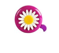 HBPYOLW Cloche de vélo en Forme de Fleur de Marguerite, avec klaxon de banderoles, Accessoires de vélo de Route et VTT(Rosepurple1PC)